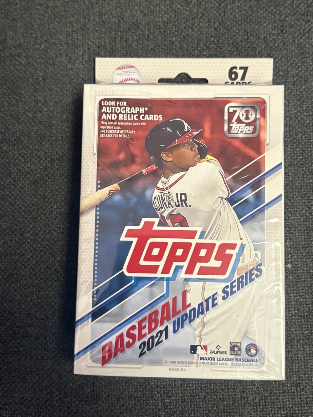 Topps 2021 Update Series Baseball hanger box unopened
